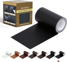 img 4 attached to 🔴 Premium Leather Repair Tape: Sofas, Car Seats, Handbags, Jackets - First Aid Patch 2.4"x15' (Black)