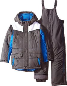 img 2 attached to Rothschild Little Panel Snowsuit Charcoal