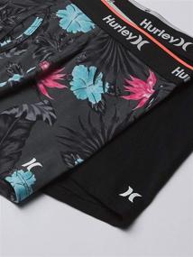 img 1 attached to 🩲 Hurley Classic Briefs 2 Pack Floral: Премиум трусы для мальчиков - неотъемлемый элемент нижнего белья