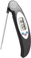 🌡️ high-precision digital bbq grill meat thermometer, long probe for kitchen cooking, candy, smoker, fry food, milk, and yogurt logo