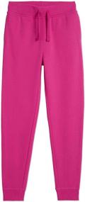 img 2 attached to Nautica Girls' School Uniform Fleece Sweatpants in Pants & Capris - Top Choice for Comfortable Clothing