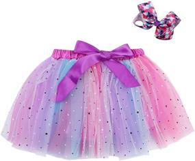 img 4 attached to 👸 Princess Birthday Girls' Clothing with Little Tulle Layers and Skirts & Skorts