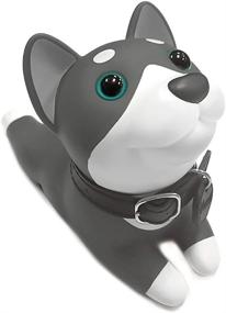 img 4 attached to DomeStar Husky Door Stop - Милый замок для двери в виде собаки, декоративная затычка для двери с животными для улучшения защиты дома и офиса