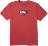 life good fishing винтажные футболки логотип