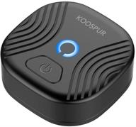 coollang koospur bluetooth tennis racket sensor tracker: 🎾 motion detector analyzer for android and ios smart phones (black) logo