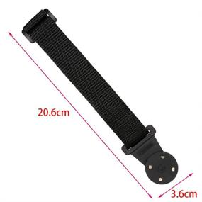 img 3 attached to 🔧 Multimeter Magnetic Hanging Strap - Durable Loop Kit with Strong Magnet for FLUKE, TPAK, HIOKI, TESTO (Black)