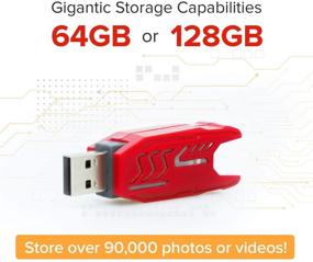 img 1 attached to 📸 Infiniti Kloud 128GB USB 3.0 Flash Drive & Backup Solution - Super Fast One-Click Backup Software & USB-C Adapter (Mac & PC)