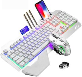 img 4 attached to Беспроводная игровая клавиатура и мышь