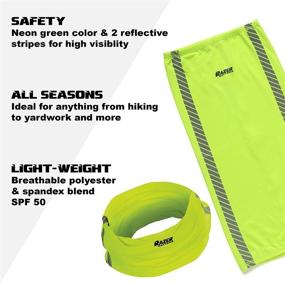 img 1 attached to 🏃 Enhanced Visibility Neck Gaiter: Reflective Running Gear for Women and Men