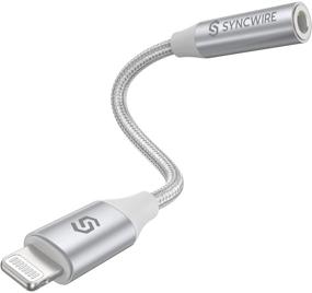 img 4 attached to [Apple MFi Certified] iPhone Headphone Adapter - Syncwire Lightning to 3.5mm Headphone Jack Adapter for iPhone - AUX Audio Converter Earbuds Adapter - Compatible with iPhone 12/11/11 Pro/XR/8/7 - 10cm Length