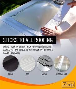 img 1 attached to 🏕️ Ziollo RV Flex Repair Tape: Waterproof Roof Seam Tape with EPDM Rubber Bond - Seal & Protect Motorhomes, Trailers, Campers - 4-inch x 50ft Roll (White)