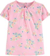 osh kosh rainbow fashion tops, 🌈 tees & blouses for girls: trendy and stylish logo