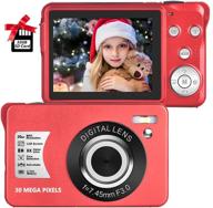 📷 compact 30mp digital camera with 8x zoom & 32gb sd card - perfect for kids, students, and photography enthusiasts logo