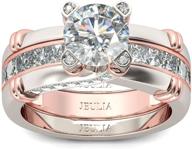 💍 jeulia sterling interchangeable engagement anniversary women's jewelry: perfect wedding & engagement accessories logo