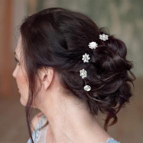 img 2 attached to 💍 Stunning 116-Piece Wedding Bridal Hair Pins: Crystal Pearls, Flowers, and Swirls for Memorable Hairstyles at Your Special Event