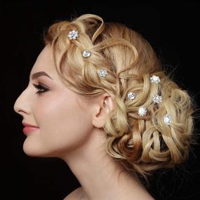 img 3 attached to 💍 Stunning 116-Piece Wedding Bridal Hair Pins: Crystal Pearls, Flowers, and Swirls for Memorable Hairstyles at Your Special Event