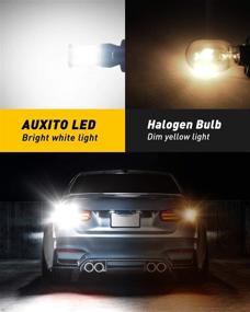 img 2 attached to 🔦 AUXITO 912 921 LED Backup Light Bulbs - High Power 2835 15-SMD Chipsets - Error Free T15 906 W16W - Ideal for Back Up Lights Reverse Lights – 6000K White (Upgraded, Pack of 2)