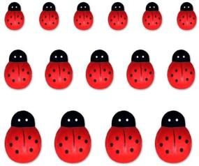 img 1 attached to Forever Time Ladybugs Hand Painted Self Adhesive