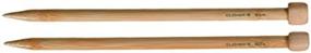 img 2 attached to 🍀 CLOVER Takumi 9-Inch Single Point Knitting Needle, Size 10.5 - High-Quality Craft Tool for Precision Knitting