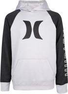 👕 hurley boys graphic hooded pullover logo