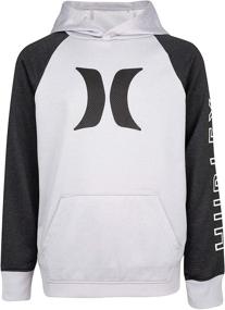 img 3 attached to 👕 Hurley Boys Graphic Hooded Pullover