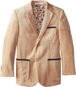 img 2 attached to 🧥 Isaac Mizrahi Boys Corduroy Blazer - Boys' Suits & Sport Coats