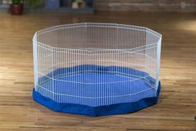 img 2 attached to 🔵 Синий коврик/чехол для игровой панели Prevue Pet Products 11-Panel Play Pen - SPV40098