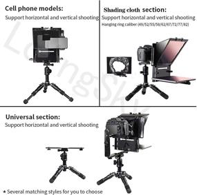 img 1 attached to KEAYISOFINE Teleprompter Smartphone Foldable Prompter