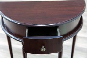 img 3 attached to Frenchi Home Furnishing End Table/Side Table: Sleek Espresso Finish for Stylish Interiors