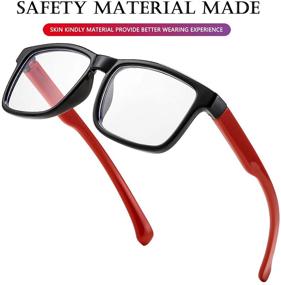 img 1 attached to Blocking Glasses Skin Friendly Flexible Anti Blue