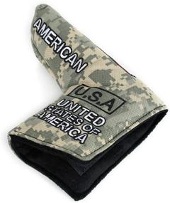 img 2 attached to 🏌️ CNC GOLF Heavy Duty USA Military Putter Cover: Magnetic Headcover for Scotty Cameron Taylormade Odyssey Blade - Top-notch Protection and Style