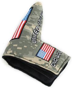 img 1 attached to 🏌️ CNC GOLF Heavy Duty USA Military Putter Cover: Magnetic Headcover for Scotty Cameron Taylormade Odyssey Blade - Top-notch Protection and Style