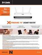 улучшите свою сеть с беспроводным маршрутизатором d-link wireless n300 mbps extreme-n gigabit (dir-655) логотип