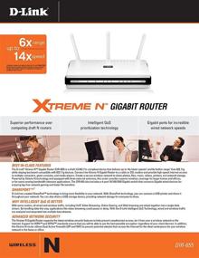 img 2 attached to Улучшите свою сеть с беспроводным маршрутизатором D-Link Wireless N300 Mbps Extreme-N Gigabit (DIR-655)