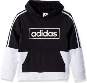 img 1 attached to Adidas Little Sweatshirt Pullover Heather Boys': Enhanced Comfort and Style for Active Kids