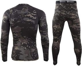 img 3 attached to 🏔️ High-Performance WINDCHASER Camouflage Mountaineering Training Men's Underwear: Unparalleled Comfort and Functionality