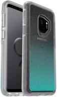 📱 protective clear case: otterbox symmetry clear series for samsung galaxy s9 - aloha ombre - silver flake/clear design logo