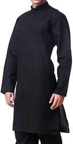 img 3 attached to Vastraa Fusion Cotton Cambrique Regular Men's Clothing for Sleep & Lounge