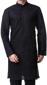 img 4 attached to Vastraa Fusion Cotton Cambrique Regular Men's Clothing for Sleep & Lounge