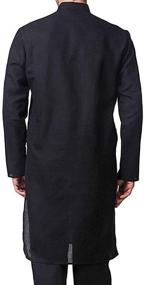 img 2 attached to Vastraa Fusion Cotton Cambrique Regular Men's Clothing for Sleep & Lounge