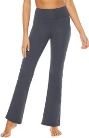 img 3 attached to 👖 Stelle Women Bootcut Yoga Pants: High Waisted Flare Work Pants with Pockets