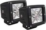 🚧 прожекторы chelhead 2x2 led: водонепроницаемые 20w 2400lm прожектора spot beam cubes для грузовиков, внедорожников, багги, квадроциклов, 4x4, джипов и мотоциклов логотип