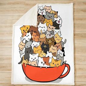 img 3 attached to Feelyou Blanket Teacup Cartoon Blankets