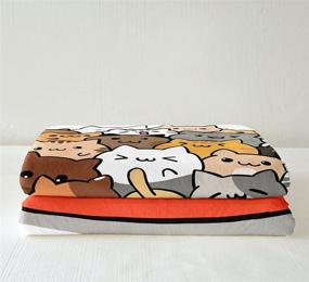 img 1 attached to Feelyou Blanket Teacup Cartoon Blankets