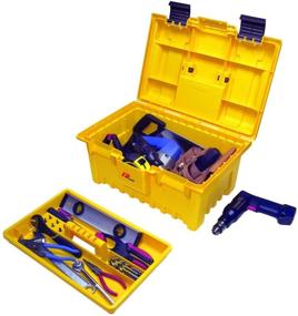 img 1 attached to 🔸 Yellow Plano 771000 Power Tool Box with Lift-Out Tray, 19-inch