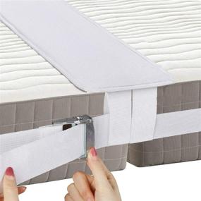 img 4 attached to 🛏️ Bed Bridge Twin to King Converter Kit - Bed Gap Filler for Twin Beds to King Conversion - Twin Bed Connector & Mattress Connector for Guests Stayovers & Family Gatherings