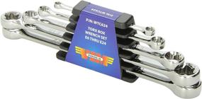 img 1 attached to VIM Tools WTC624 Torx Box Wrench Set: Convenient & Versatile 5-Piece Kit