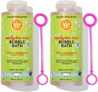 🛀 usda certified california baby bubble baths – no tear, pure essential oils for bathing, hot tubs, or spa use – 100% plant-based, eucalyptus ease – 13oz, 2 pack logo
