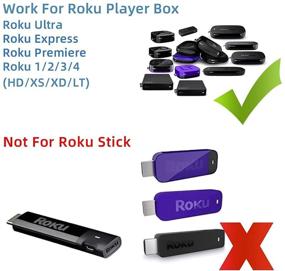 img 1 attached to 📱 BOMAZ Universal Remote for Roku: Control Roku Smart TVs & Streaming Players - TCL, HISENSE, ONN, Sharp, Element, Insignia, HITACHI, HAIER, Philips, Westinghouse, LG, RCA - 32 43 55 70 75 UHD 4K TV