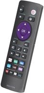 📱 bomaz universal remote for roku: control roku smart tvs & streaming players - tcl, hisense, onn, sharp, element, insignia, hitachi, haier, philips, westinghouse, lg, rca - 32 43 55 70 75 uhd 4k tv logo